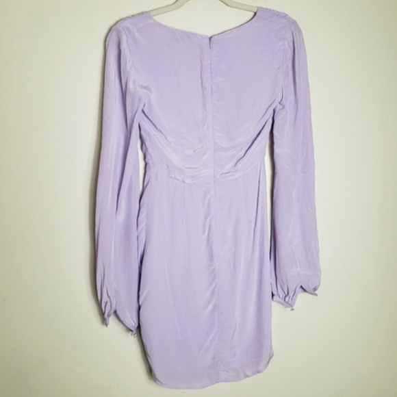 L’ACADEMIE The Pearl Dress In Lilac - Picture 3 of 3